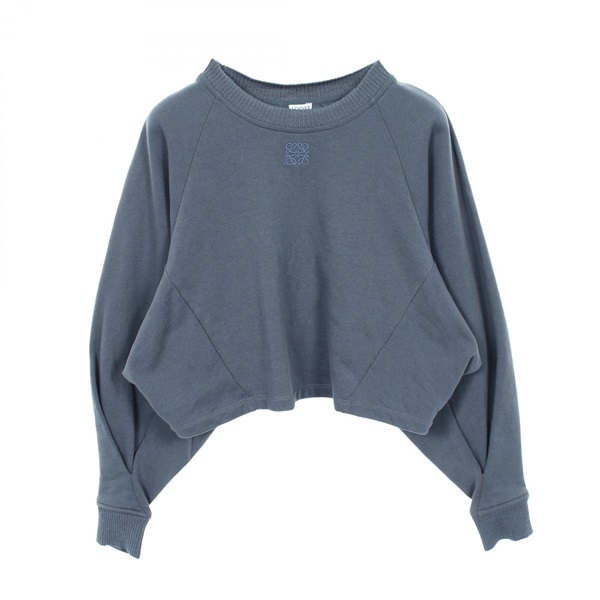 LOEWE Anagram Sweatshirts Tops cotton Blue Used Women size XS