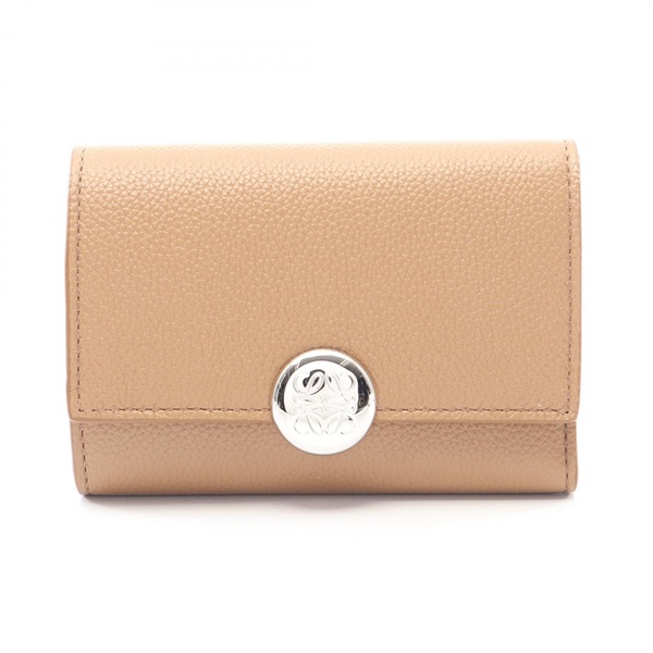 LOEWE Pebble Small Vertical Wallet Tri-fold wallet CANBS33X039579 leather NEW