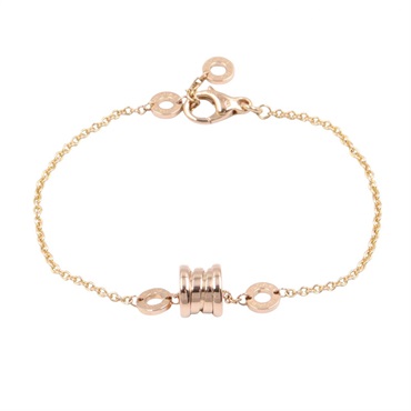 BVLGARI B-zero1 Element Bracelet 19cm 18KRG Pink Rose Gold Used Women