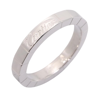 CARTIER Laniere Ring 18KWG White Gold Used women US size 4.5 #48