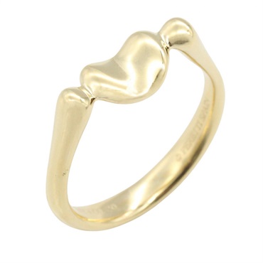 TIFFANY＆CO Bean Ring 18KYG Yellow Gold Used women US size 5.5