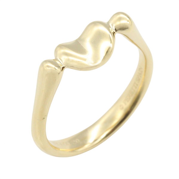 TIFFANY＆CO Bean Ring 18KYG Yellow Gold Used women US size 5.5