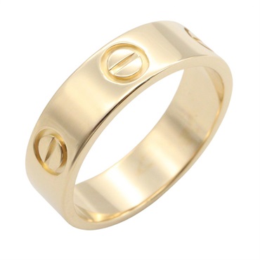 CARTIER Love Ring 18KYG Yellow Gold Used Unisex US size 7 #54