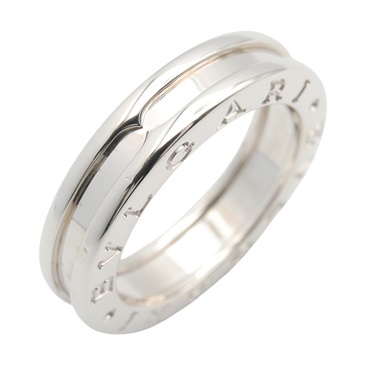 BVLGARI B-zero1 1 Band Ring 18KWG White Gold #51 Used Unisex US Size 5.5