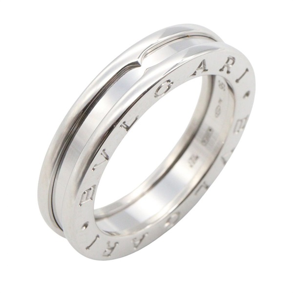 BVLGARI B-zero 1 Ring 1 band 18KWG White Gold Used Unisex US size 7 #56