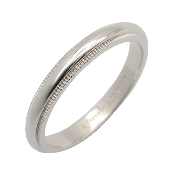 TIFFANY＆CO Milgrain Ring Pt950 Platinum Used unisex US size 7