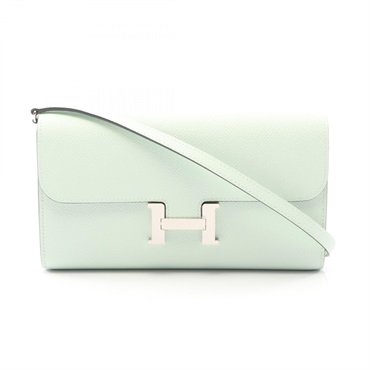 HERMES Constance Long To Go Shoulder Crossbody Bag H080125CKN3 leather Green K