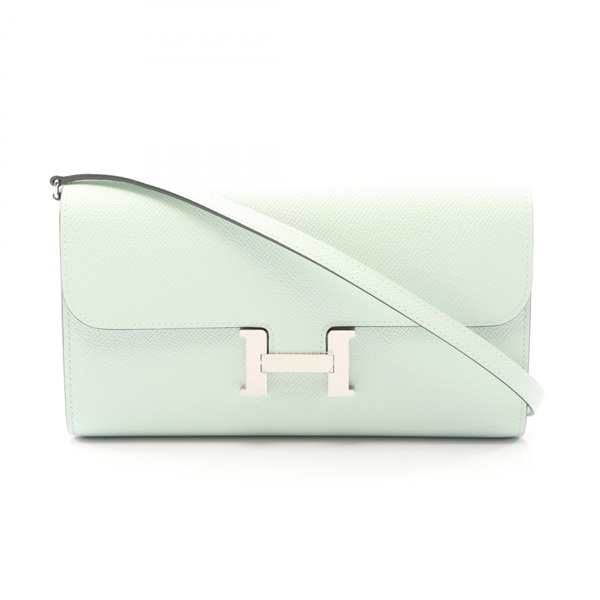 HERMES Constance Long To Go Shoulder Crossbody Bag H080125CKN3 leather Green K