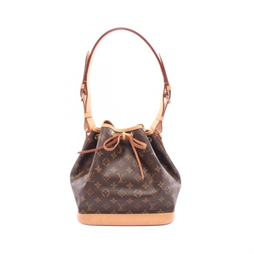 LOUIS VUITTON Petit Noe Shoulder drawstring Bag M46984 Monogram leather Brown LV