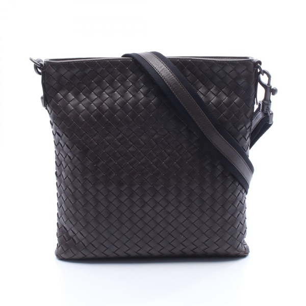 BOTTEGA VENETA Intrecciato small Messenger Shoulder Crossbody Bag leather Used