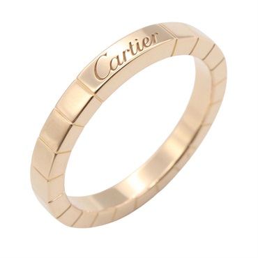 CARTIER Lanieres Ring 18KRG Pink Rose Gold Used Women US size #8.75 #59