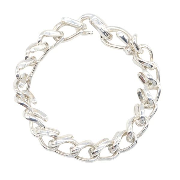TIFFANY＆CO Forge Medium Link Bracelet Bangle 16cm Silver 925 Used unisex