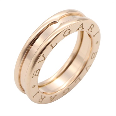 BVLGARI B-zero1 1 Band Ring 18KRG Pink Rose Gold Used Women US size #3.75 #47