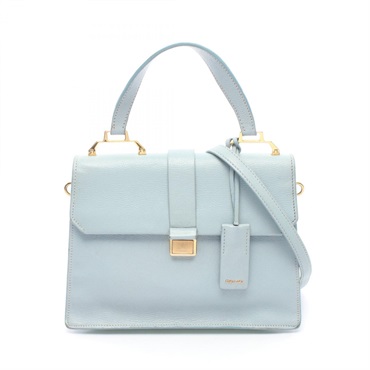 Miu Miu MADRAS shoulder crossbody Handbag leather Blue Green Pink Used Women