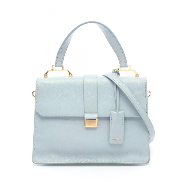 Miu Miu MADRAS shoulder crossbody Handbag leather Blue Green Pink Used Women