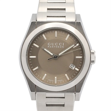 GUCCI Pantheon Wrist Watch 115.4 Quartz Stainless Steel Used mens