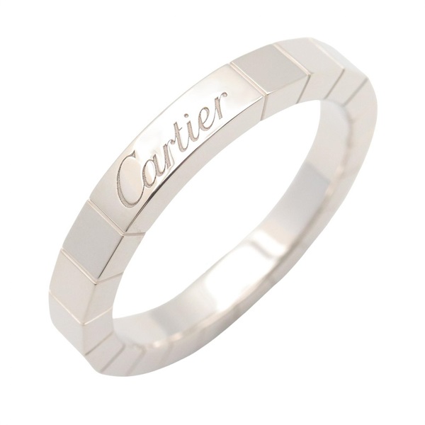 CARTIER Lanieres R Ring 18KWG White Gold Used Women US size #7 #55
