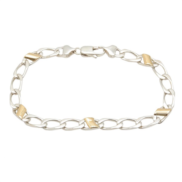 TIFFANY＆CO Bracelet Bangle 18KYG Yellow Gold Silver 925 Silver Used Unisex