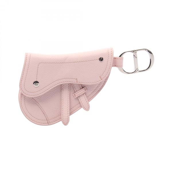 Christian Dior SADDLE saddle Pouch leather Pink Used Women CD