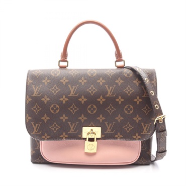 LOUIS VUITTON Marignan crossbody Handbag M43960 Monogram leather Rose poudre