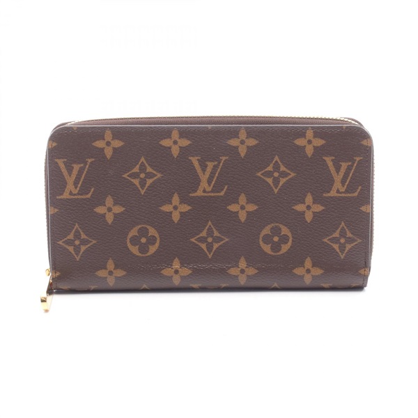LOUIS VUITTON Zippy wallet Around long purse M41895 Monogram canvas Fuschia Used