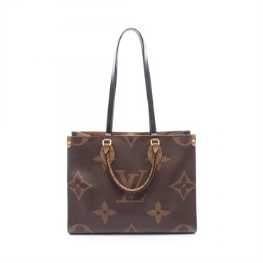 LOUIS VUITTON On the Go MM Tote shoulder Bag M45321 Monogram Giant Reverse LV