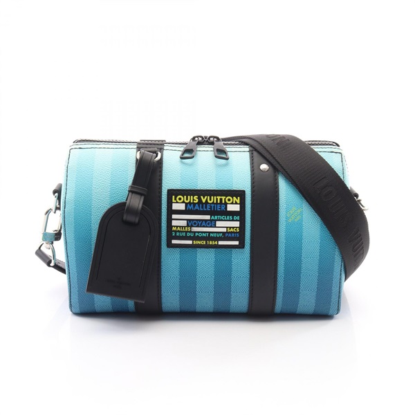 LOUIS VUITTON City Keepall Shoulder Crossbody Bag M59921 Damier stripe Blue Used