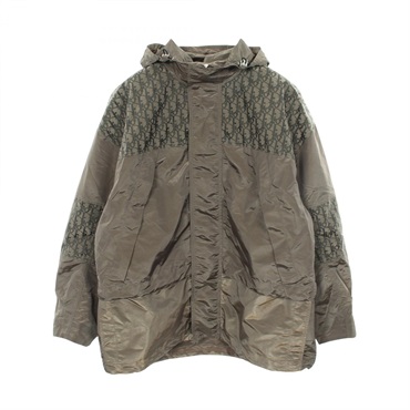 Dior Oblique Nylon Jacket coat Nylon Khaki Used mens size 48