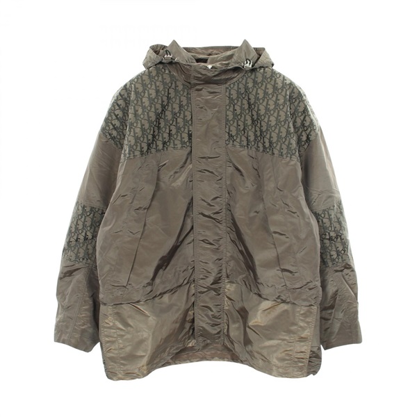 Dior Oblique Nylon Jacket coat Nylon Khaki Used mens size 48