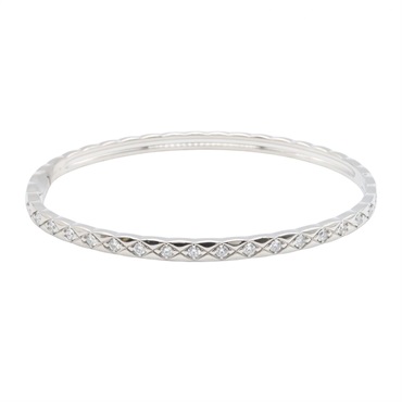 CHANEL Coco Crush Diamond Bracelet M J12809 18KWG White Gold Used Women CC