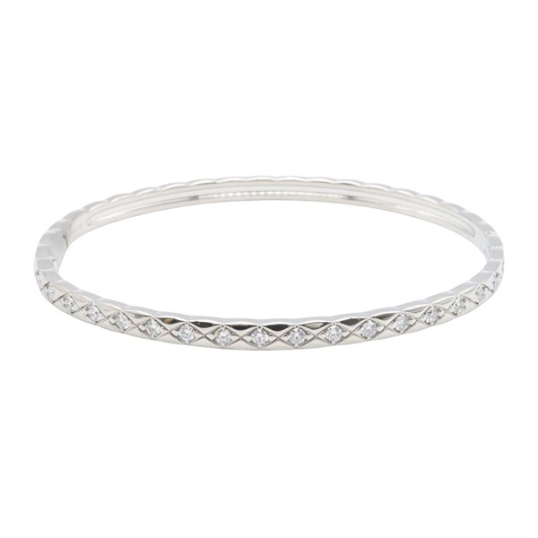 CHANEL Coco Crush Diamond Bracelet M J12809 18KWG White Gold Used Women CC