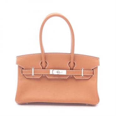 HERMES Shoulder Birkin Light 29 Shoulder Bag Evercolor leather Brown Used K SHW