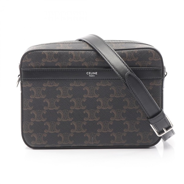 CELINE Small Messenger Triomphe Shoulder Crossbody Bag 113942EVJ38SI NEW