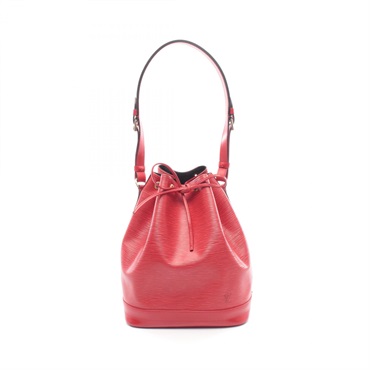 LOUIS VUITTON Noe Drawstring Shoulder Bag M44007 Epi leather Castilian red Used