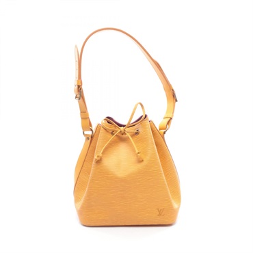 LOUIS VUITTON Petit Noe Shoulder drawstring Bag M44109 Epi Tassil Yellow Used LV
