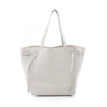 CELINE Cabas Phantom Small Shoulder Tote Bag 189023 leather Gray Used Women