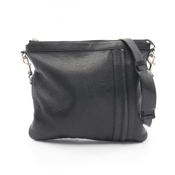 GUCCI Shoulder Crossbody Bag 233329 leather Black Used unisex