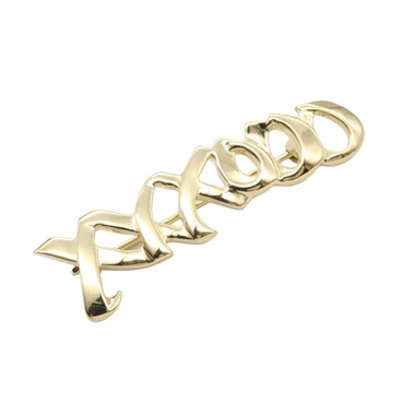 TIFFANY＆CO Kiss Brooch Pin 18KYG Yellow Gold Used Women