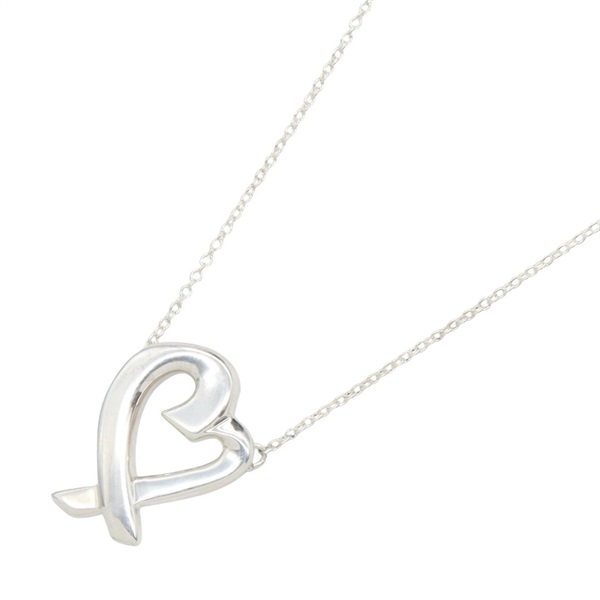 TIFFANY＆CO Loving Heart Necklace Pendant Silver925 Used women