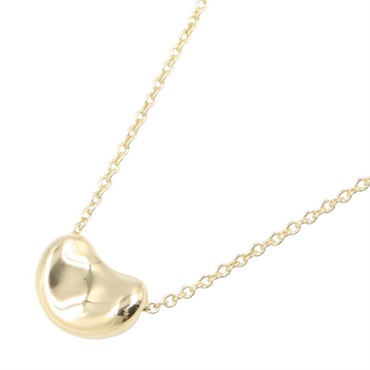 TIFFANY＆CO Beans Necklace SM Pendant 18KYG Yellow Gold Used Women