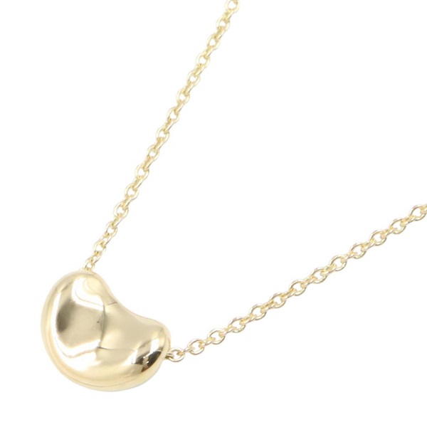 TIFFANY＆CO Beans Necklace SM Pendant 18KYG Yellow Gold Used Women