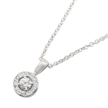 BVLGARI BVLGARI 1P Diamond Necklace 18KWG White Gold Used Women