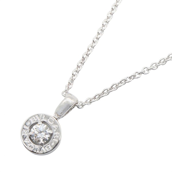 BVLGARI BVLGARI 1P Diamond Necklace 18KWG White Gold Used Women