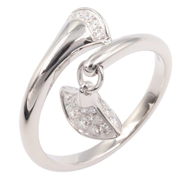 BVLGARI Diva Dream Diamond Ring 18KWG White Gold Used women US size 7.5