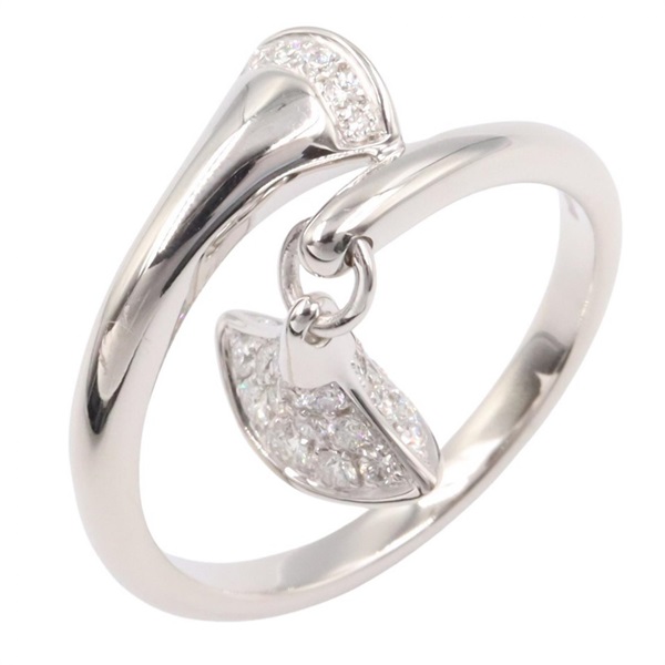 BVLGARI Diva Dream Diamond Ring 18KWG White Gold Used women US size 7.5