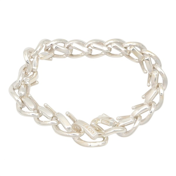 TIFFANY＆CO Forge link Medium Bracelet Silver925 Used unisex