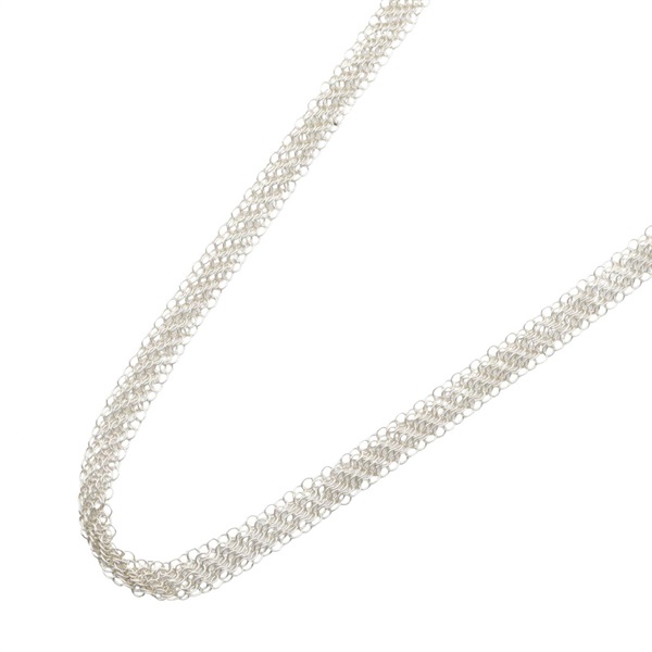 TIFFANY＆CO Mesh Necklace Silver925 Silver Used Women