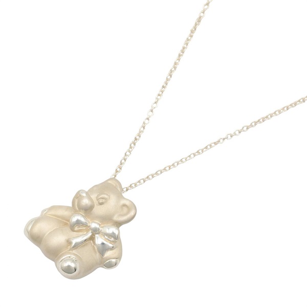 TIFFANY＆CO Bear Necklace Pendant Silver925 Used women
