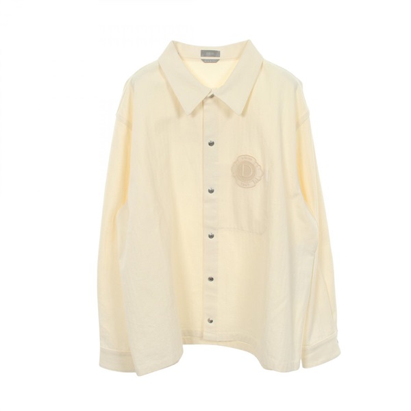 Dior Coach Jacket Cotton Denim Shirts 483D484A381X cotton Yellow Used mens #58