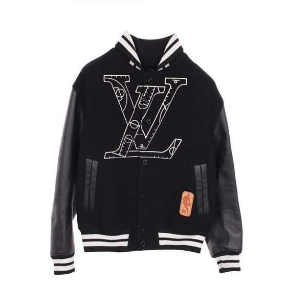 LOUIS VUITTON NBA Basketball Blouson #44 RM212M MJY HLL02E leather wool Used LV